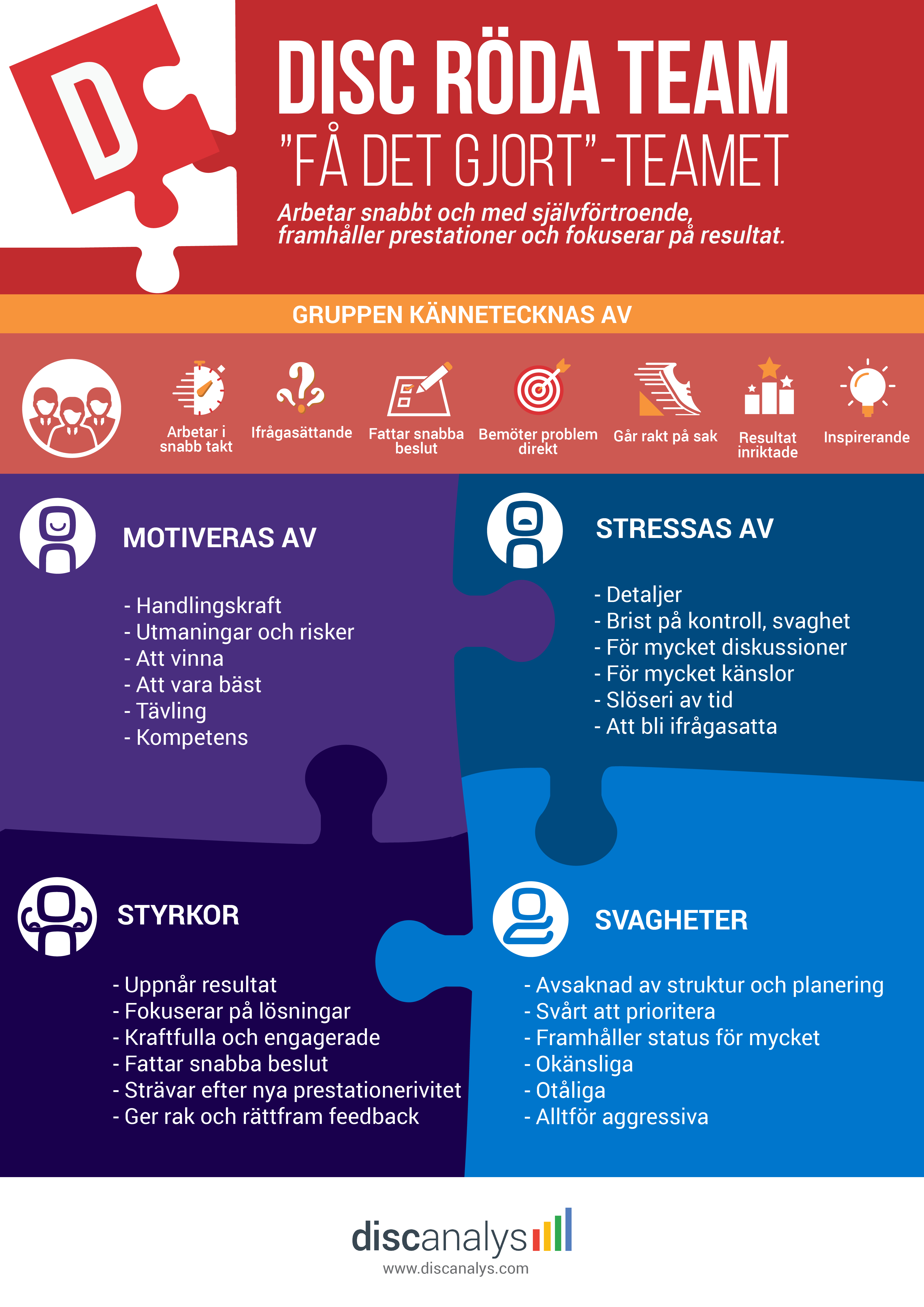 DISC Modellen Röda Team