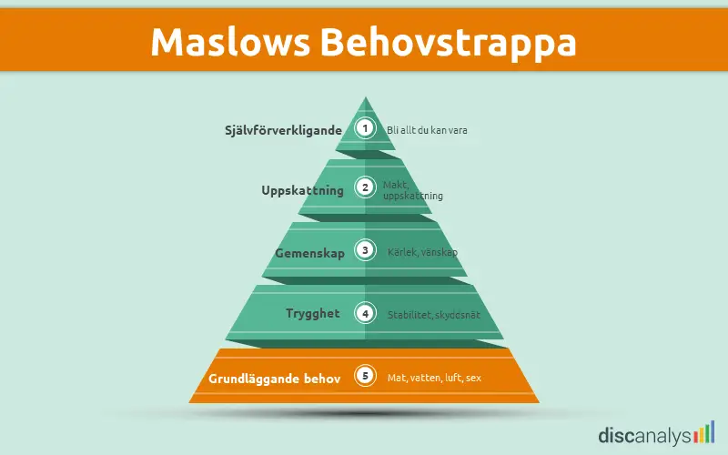Maslows behovstrappa grundläggande behov